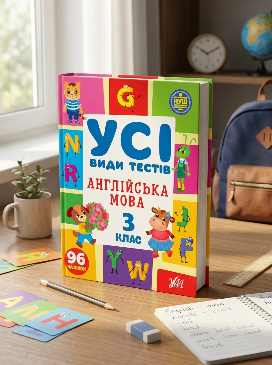 Усі види тестів. Англійська мова. 3 клас — Вивчення мов