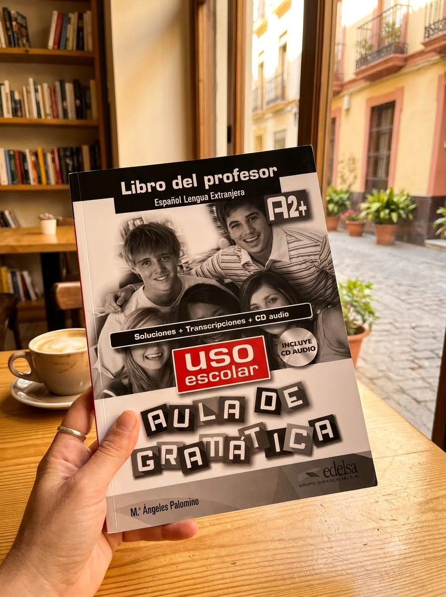 Uso escolar aula de gramatica A2+. Libro del profesor — Марія Анхелес Паломінос, обкладинка