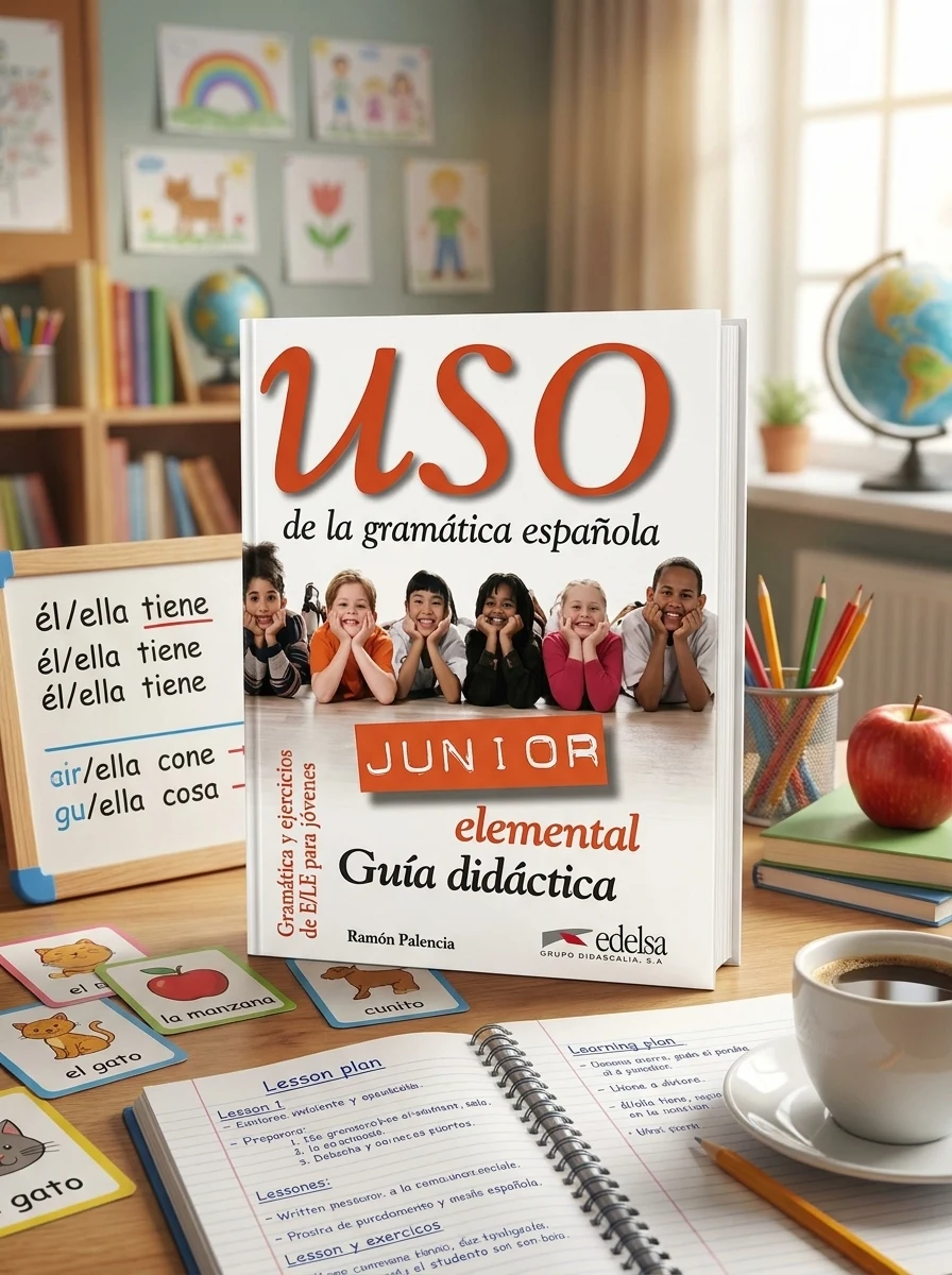 Uso Gramatica Junior elemental. Guia didactica