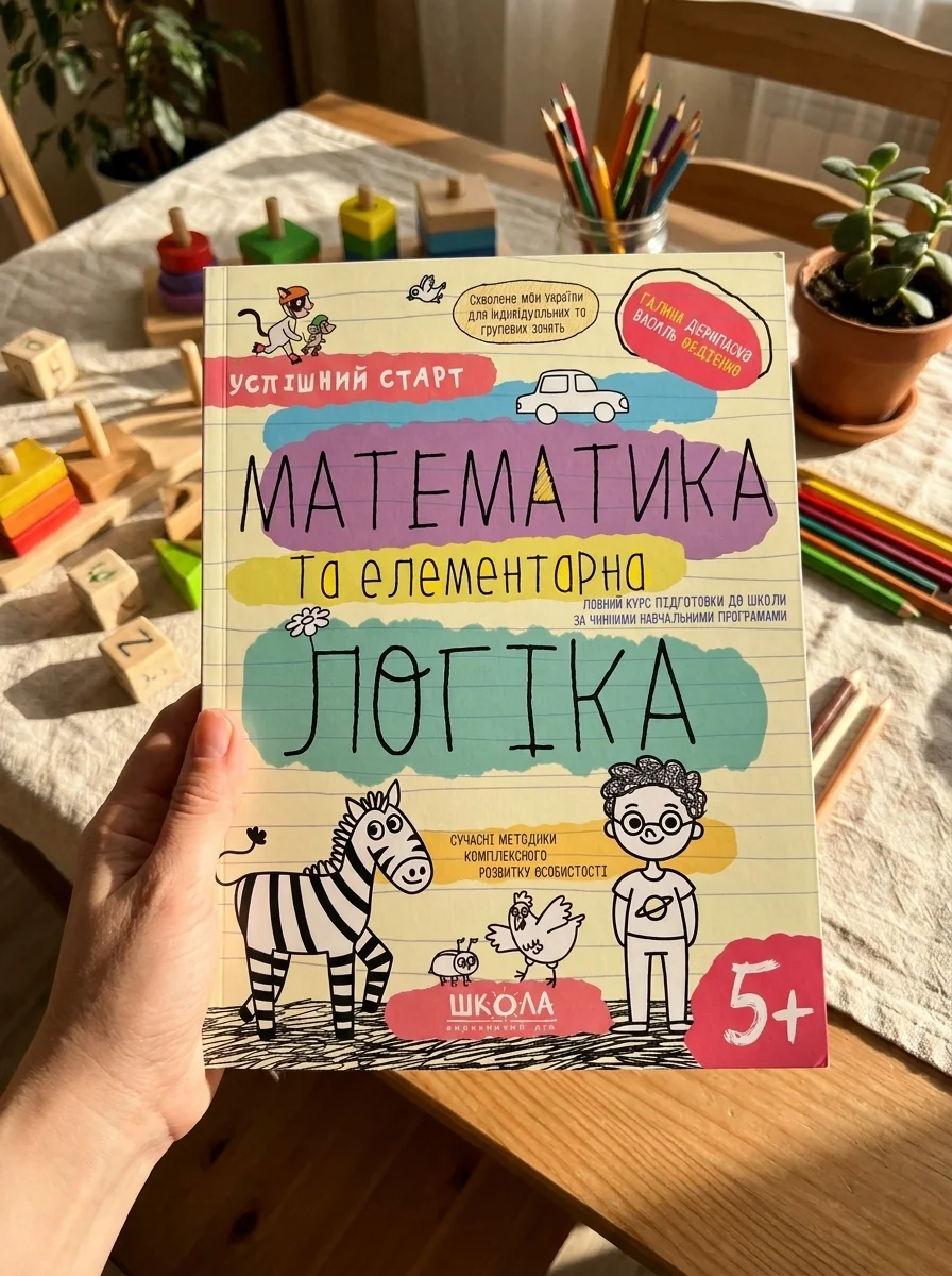 Успішний старт. Математика та елементарна логіка — Галина Дерипаско, обкладинка