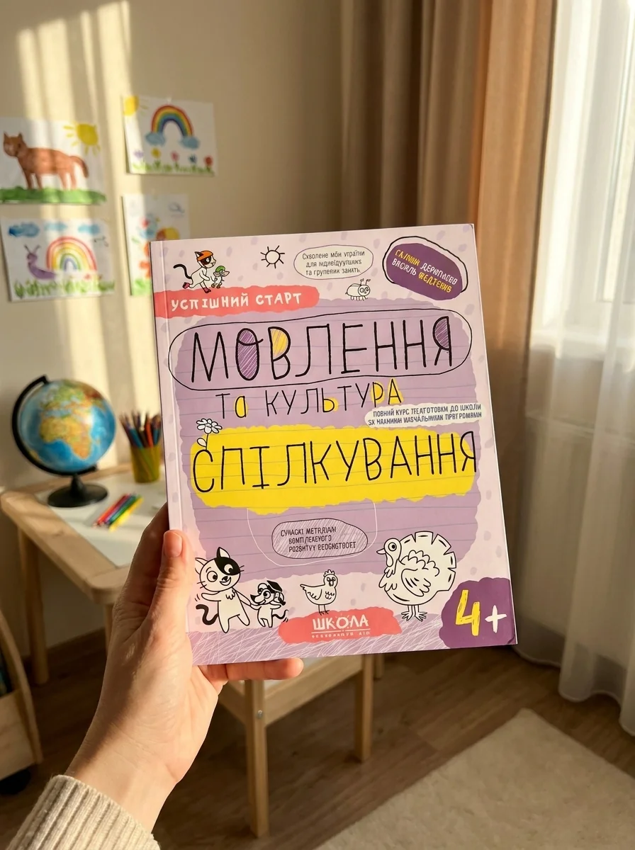 Мовлення та культура спілкування (4+) — Розвивальні книги