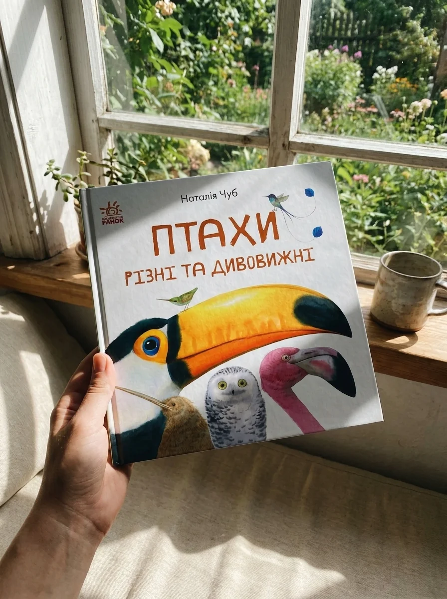 В гостях у природи. Птахи різні та дивовижні — Дитячі енциклопедії