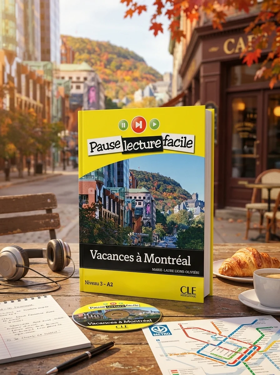 Vacances à Montréal. Niveau 3 - A2. Livre+CD — Вивчення мов