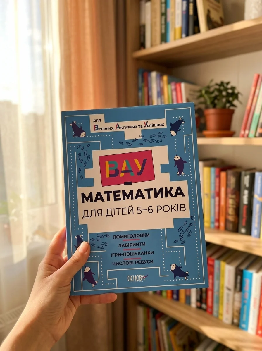 ВАУ математика для дітей 5-6 років — Дитяча література