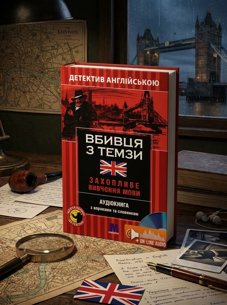 Вбивця з Темзи. Навчальний детектив англійською мовою — Вивчення мов