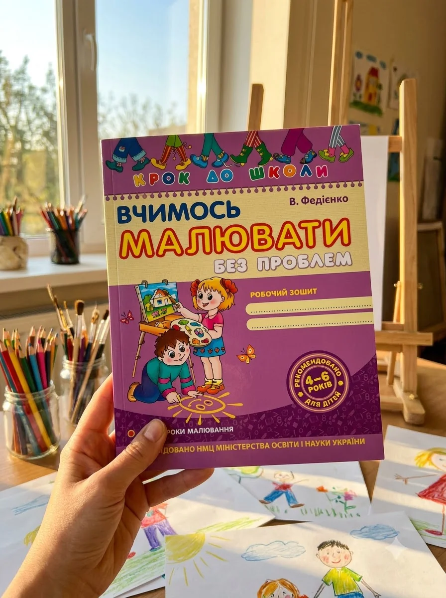 Вчимось малювати без проблем — Розвивальні книги