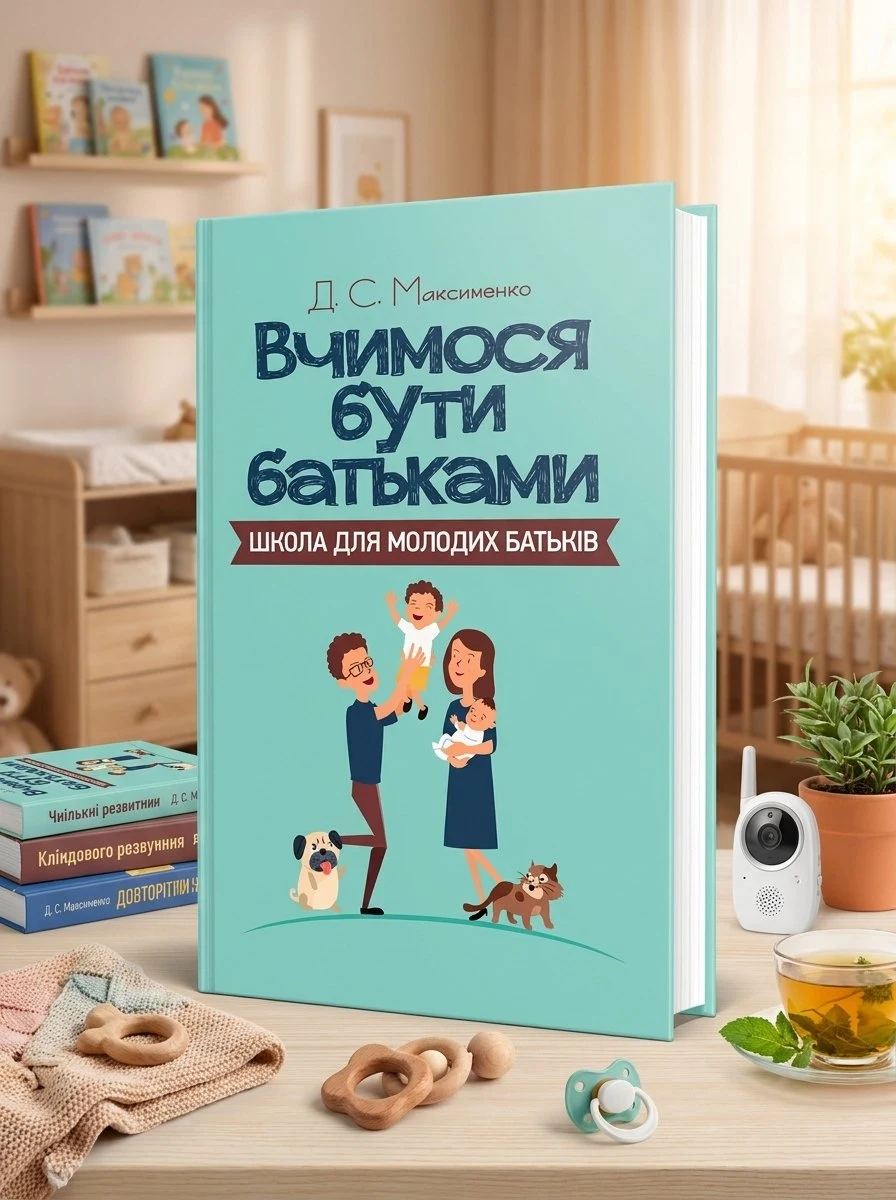 Вчимося бути батьками. Школа для молодих батьків — Максименко Д.С., обкладинка