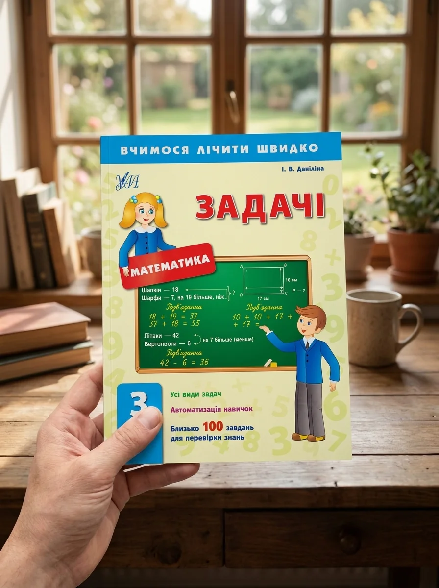 Вчимося лічити швидко. Математика. Задачі. 3 клас — Підготовка до школи