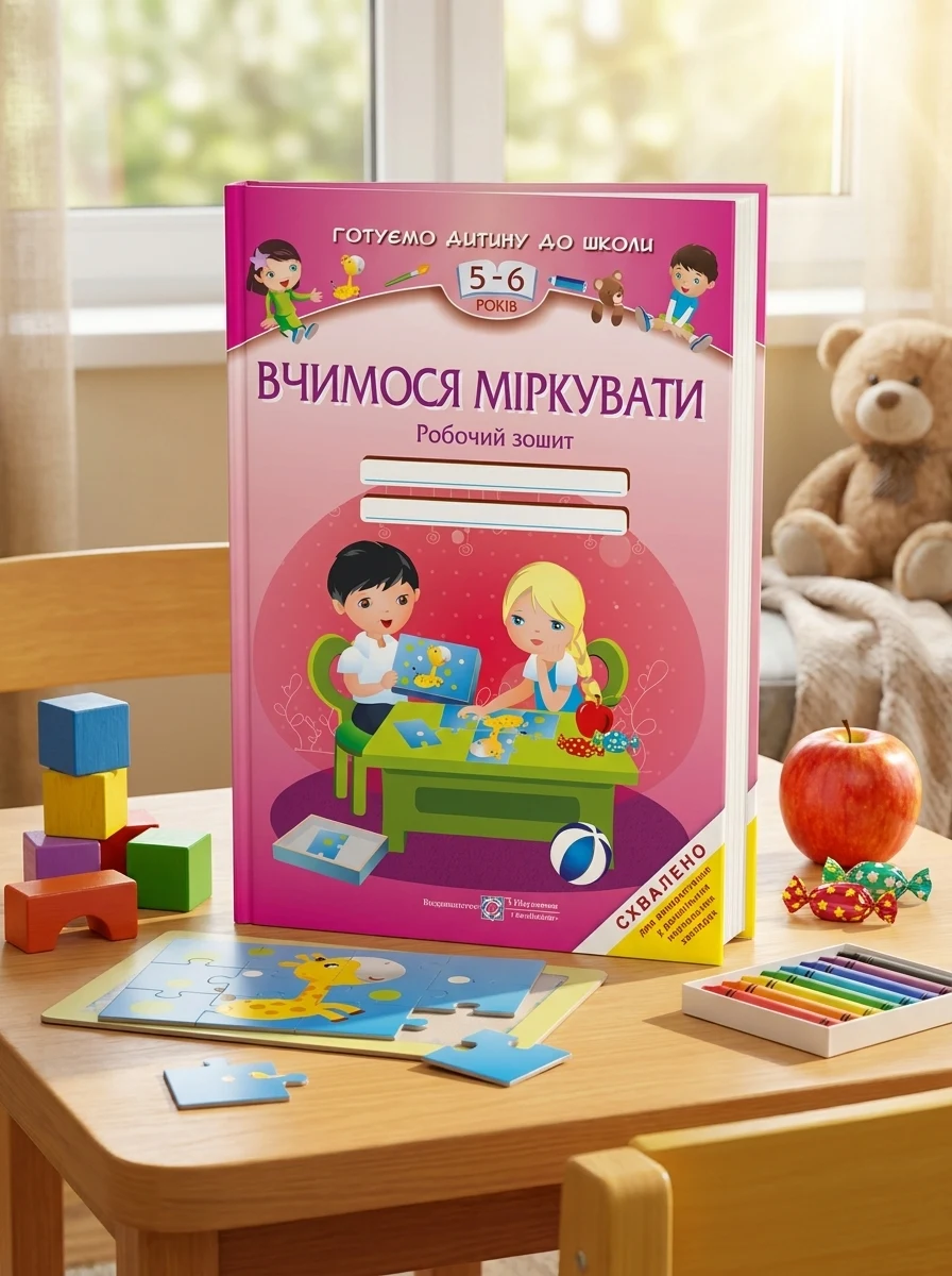Вчимося міркувати. Робочий зошит для дітей 5-6 років