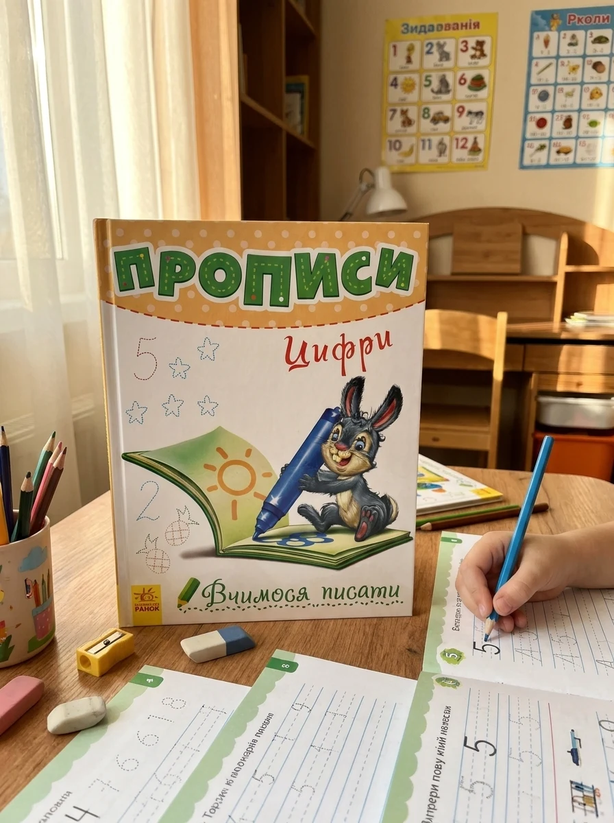 Вчимося писати. Прописи. Цифри — Дитяча література