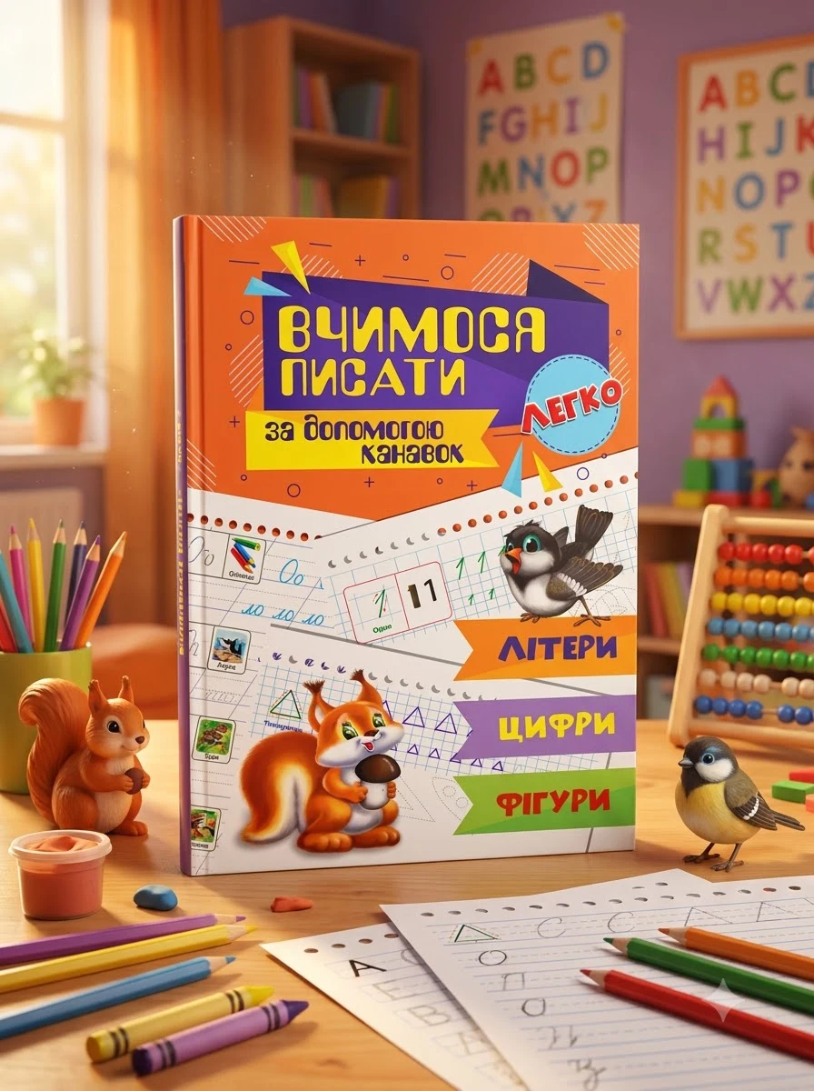 Вчимося писати за допомогою канавок. Літери. Цифри. Фігури, фото 2