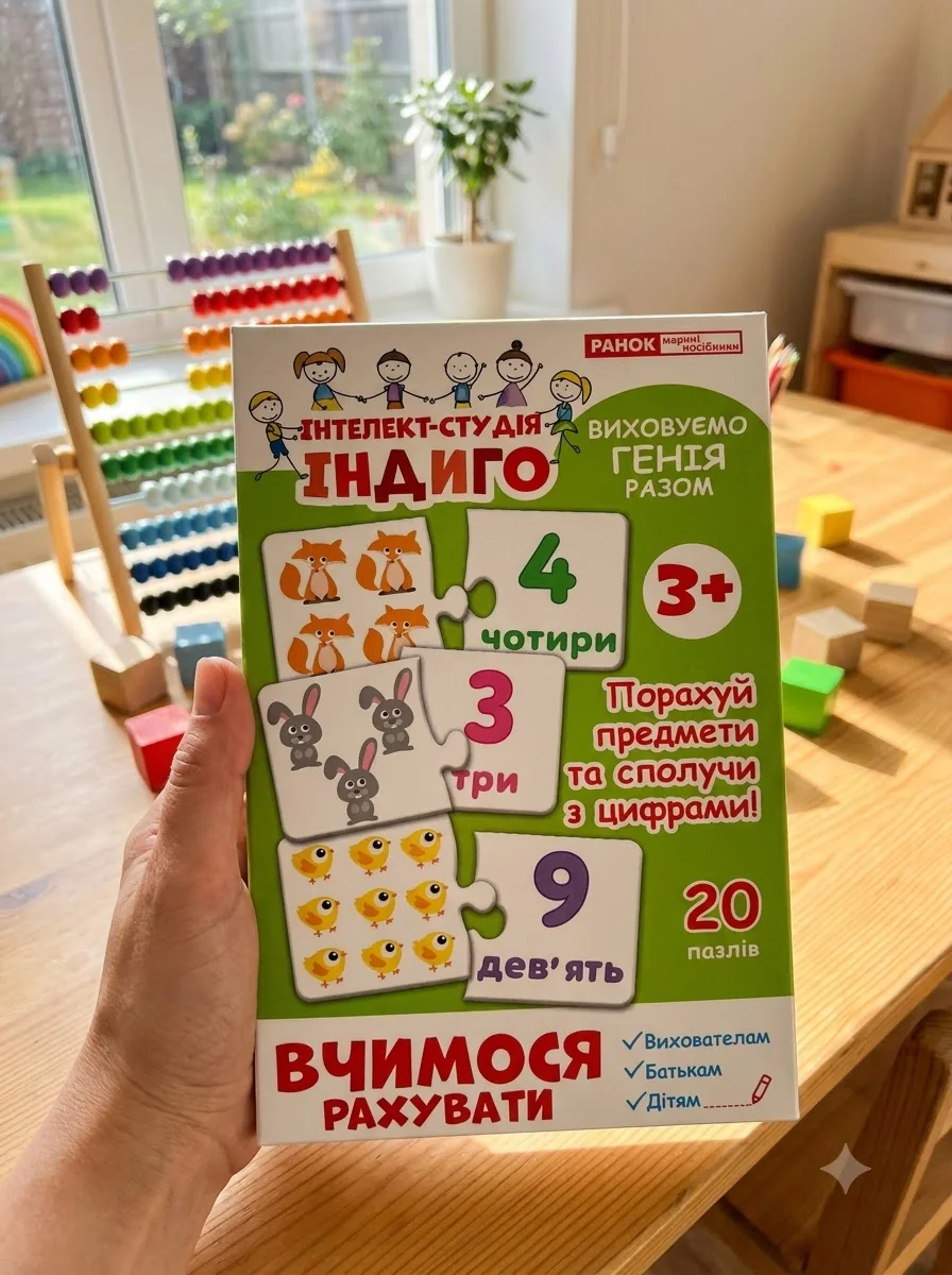 Вчимося рахувати. Серія «Інтелект-студія ІНДИГО»