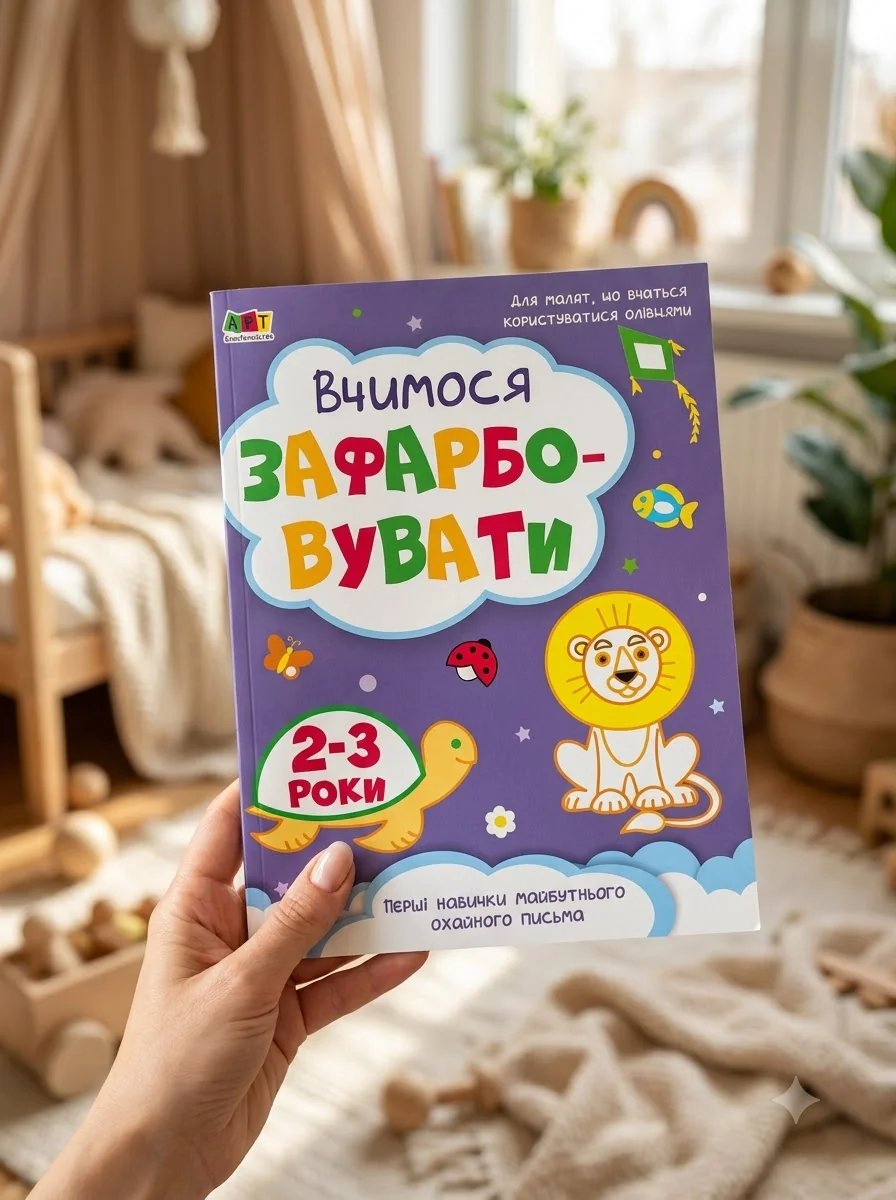Творчий збірник: Вчимося зафарбовувати. 2–3 роки — фото 2