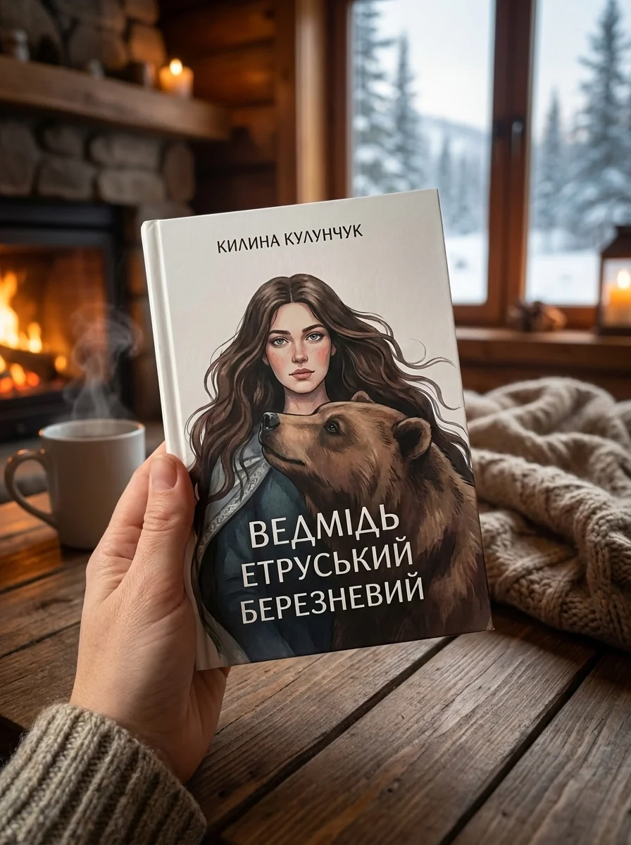 Ведмідь етруський березневий — Килина Килинчук, обкладинка