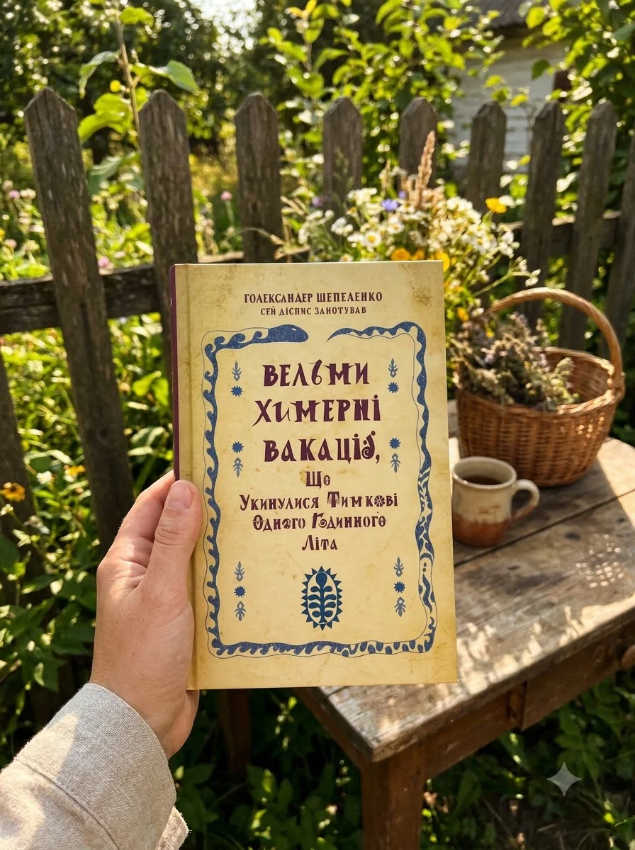 Вельми химерні вакації, що укинулися Тимкові одного годинного літа — Шепеленко Голександер, обкладинка