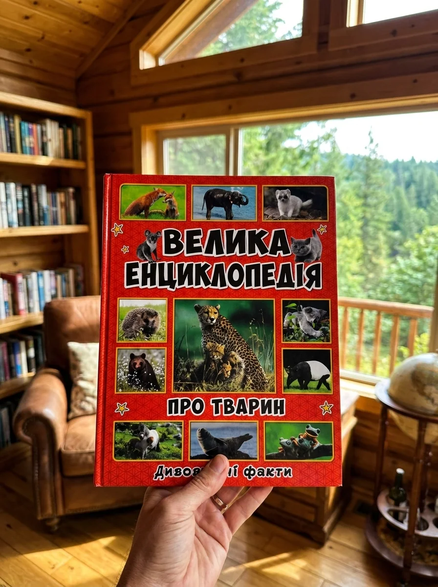 Велика енциклопедія про тварин. Дивовижні факти (Велика енциклопедія) — Карпенко Юлія., обкладинка