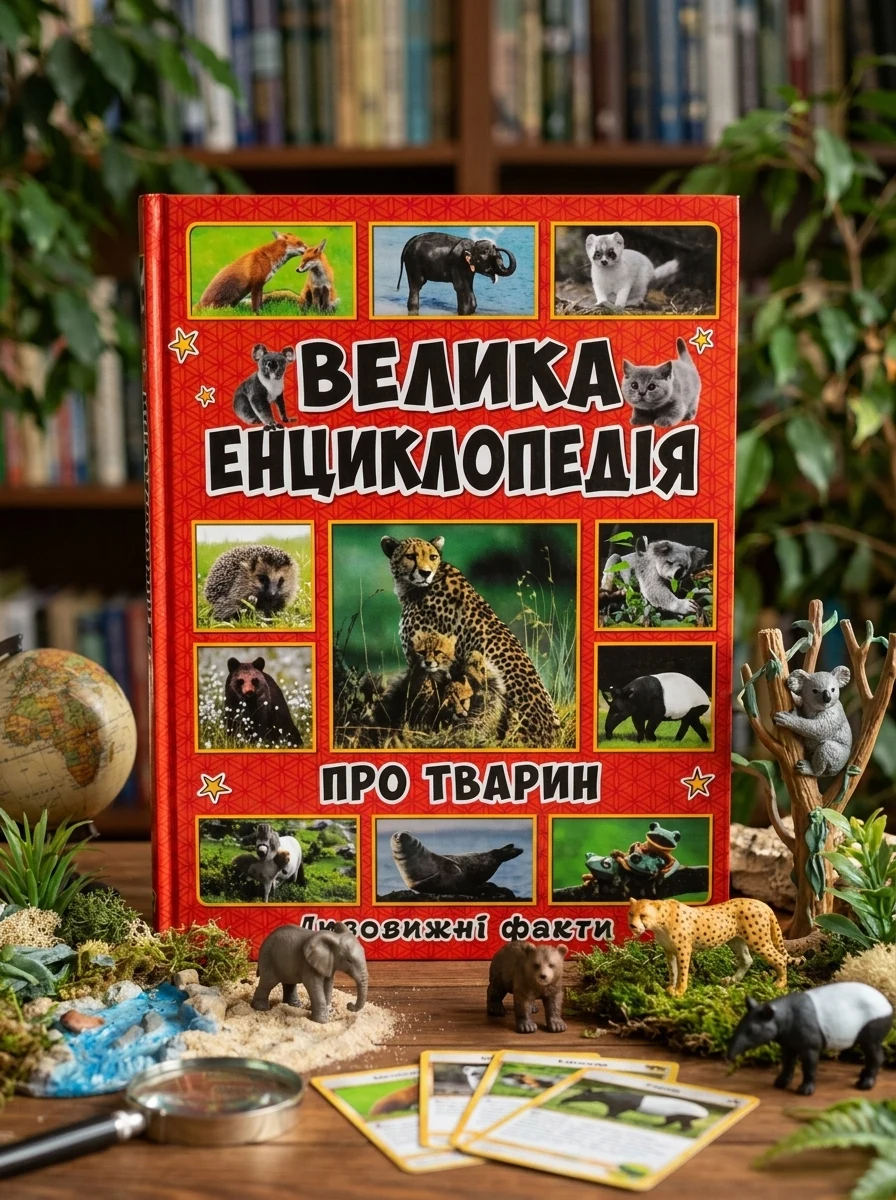 Велика енциклопедія про тварин. Дивовижні факти (Велика енциклопедія)