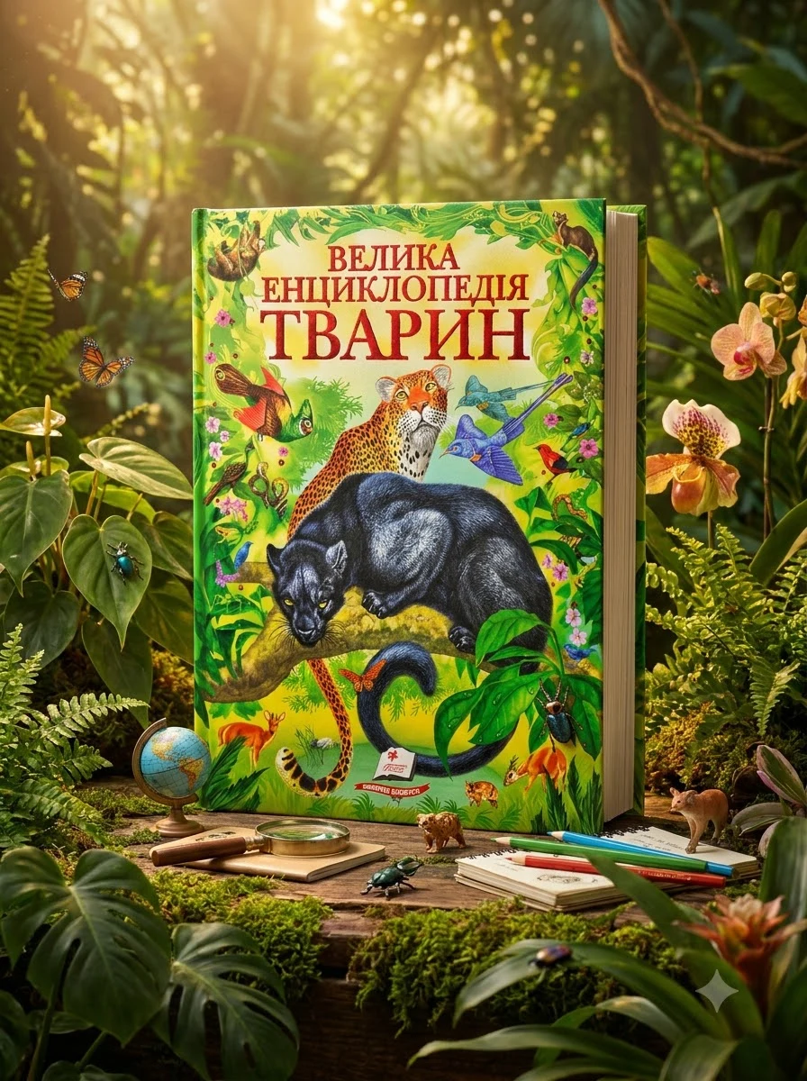 Велика енциклопедія тварин — Дитячі книги