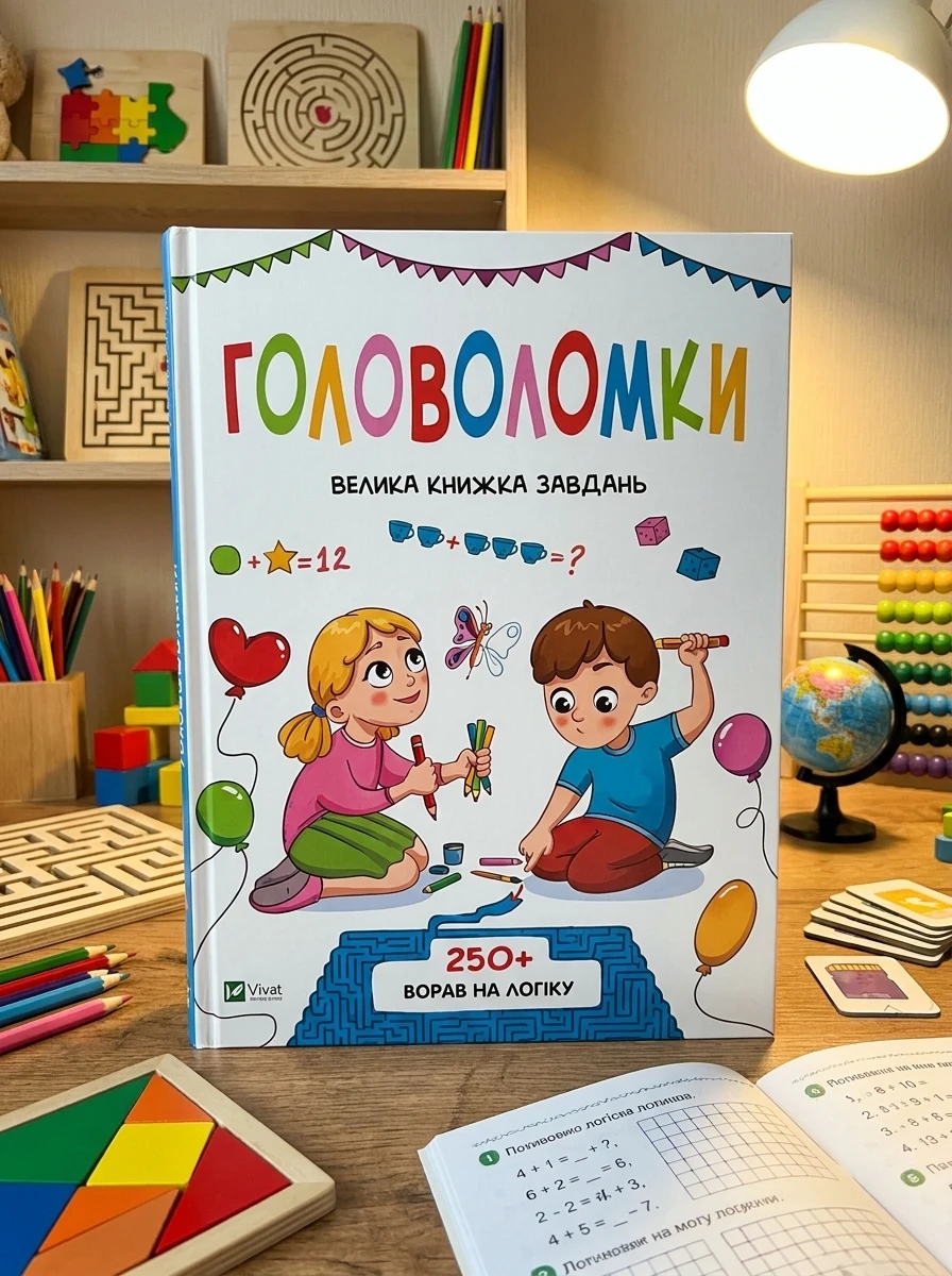 Велика книга завдань Головоломки — Дитяча література