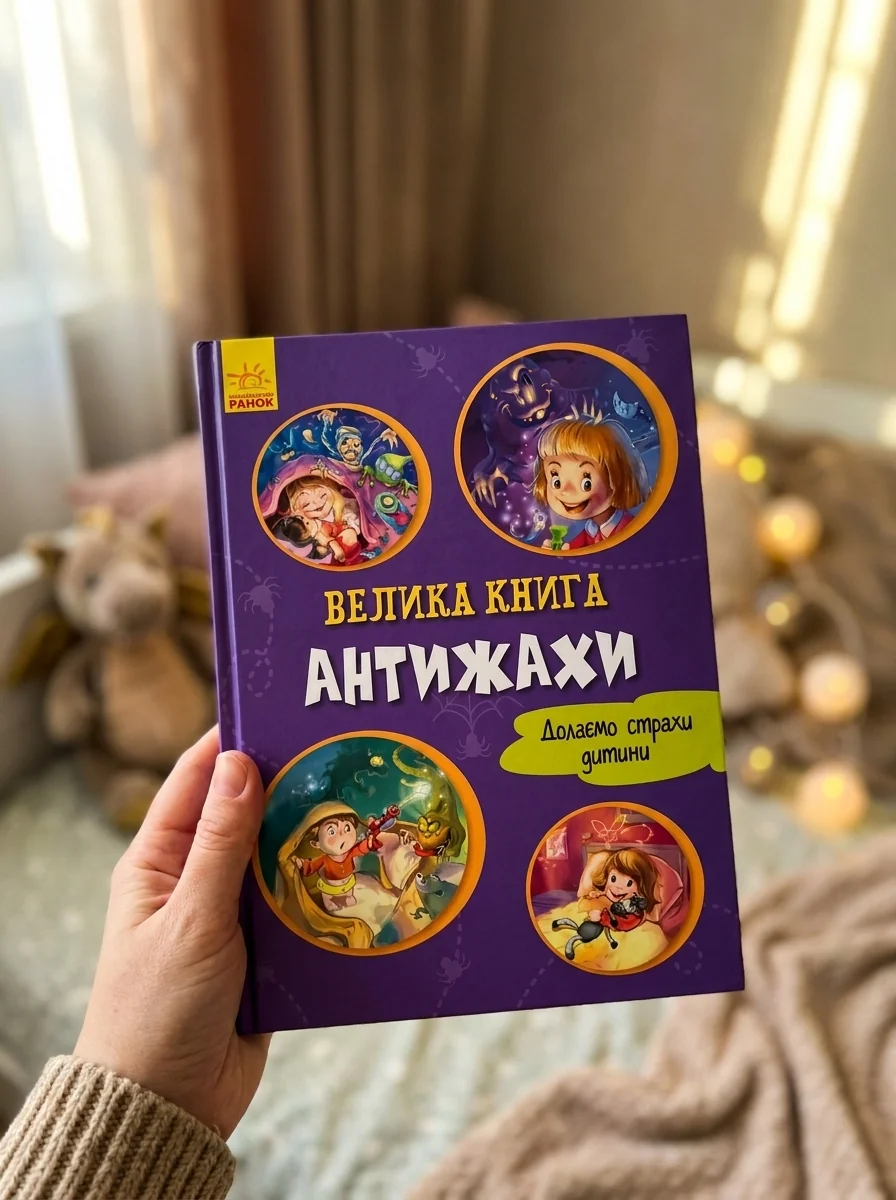 Велика книга. Антижахи. Долаємо страхи дитини (фіолетова обкладинка) — Дитячі вірші