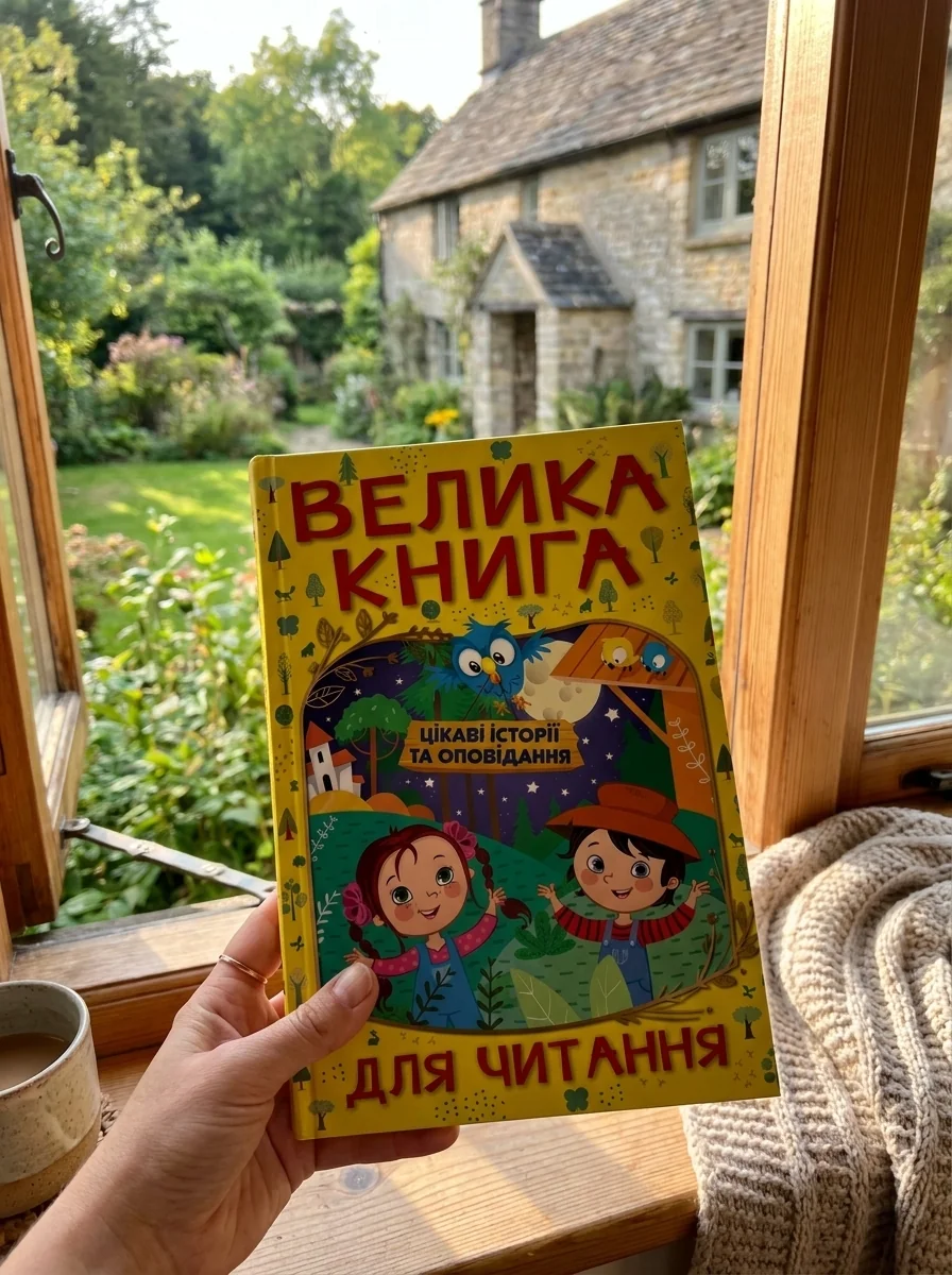 Велика книга для читання. Цікаві історії та оповідання — Збірник, обкладинка