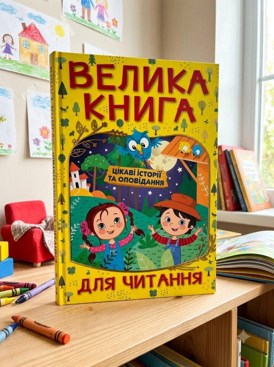 Велика книга для читання. Цікаві історії та оповідання — Навчальна література