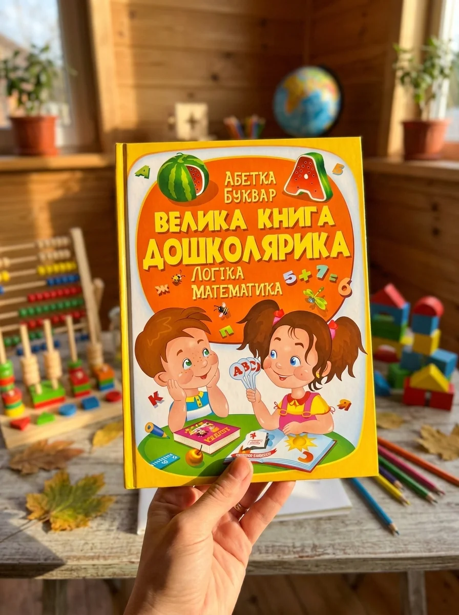Велика книга дошколярика. Логіка. Математика — Філатова Н., обкладинка