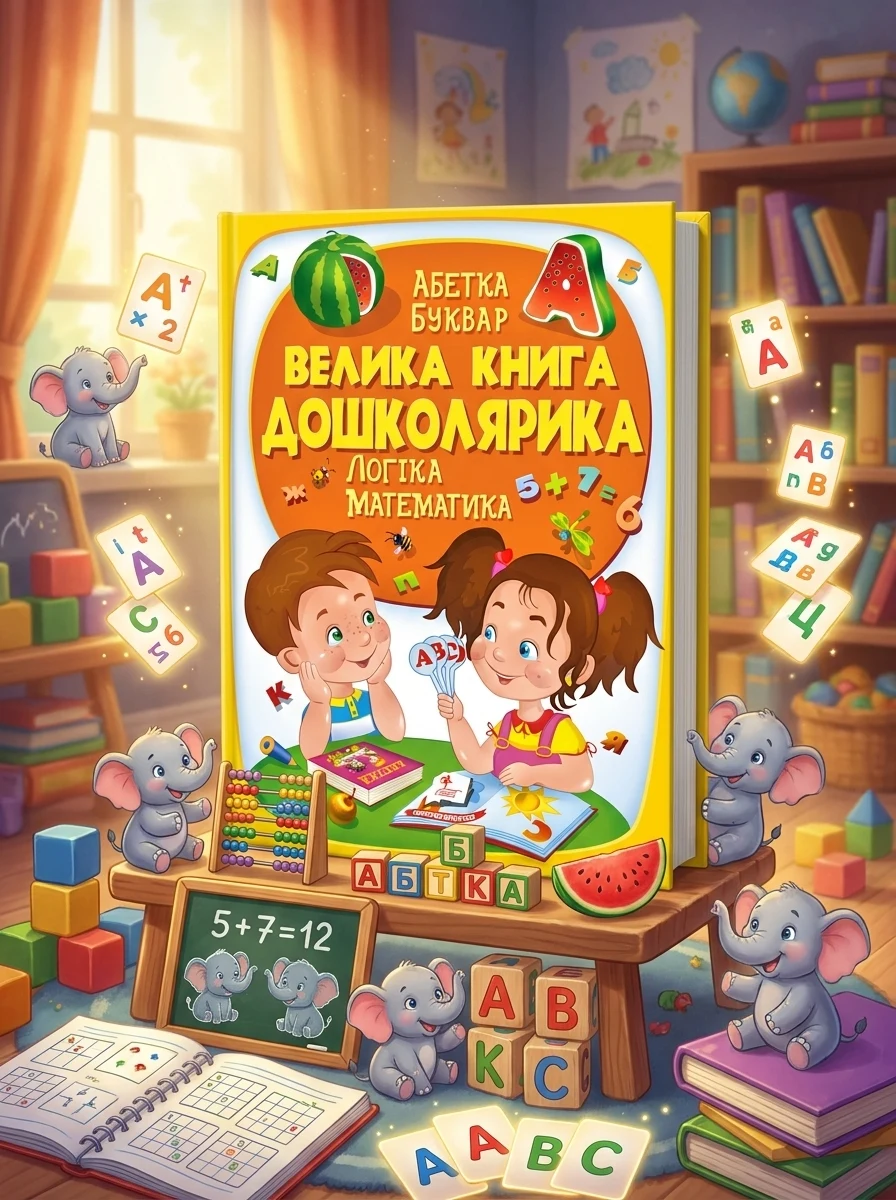 Велика книга дошколярика. Логіка. Математика