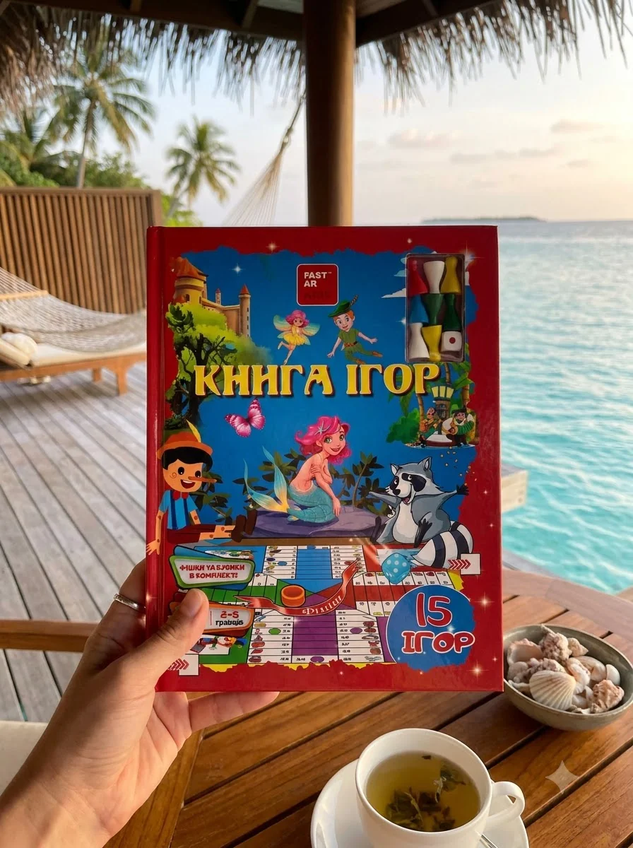 Велика книга ігор з фішками — Дитяча література