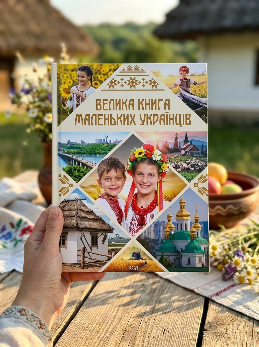 Велика книга маленьких українців — Садовнича Вікторія, обкладинка