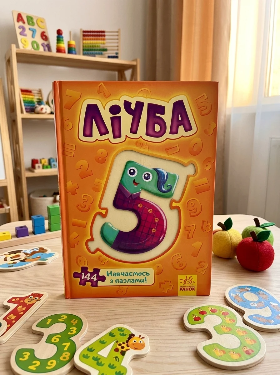 Велика книга пазлів. Лічба — Дитяча література