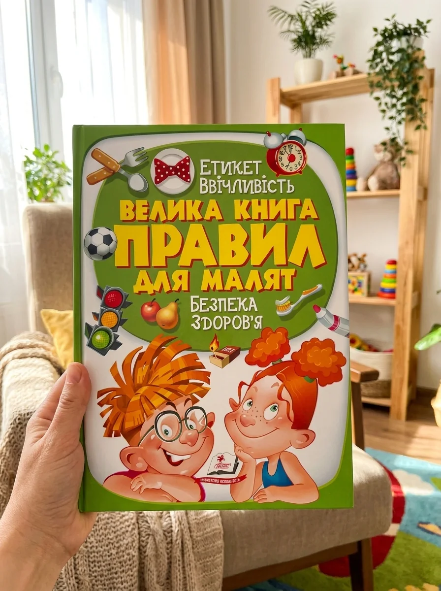 Велика книга правил для малят — Дитячі книги
