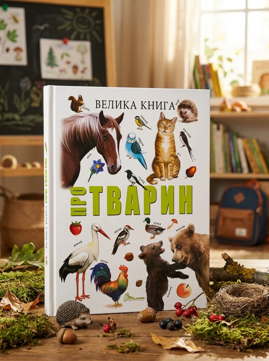 Велика книга про тварин — Дитяча література