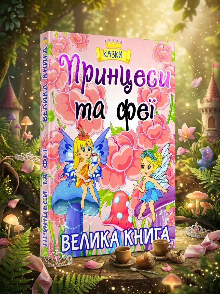 Велика книга. Принцеси та феї — Дитячі книги