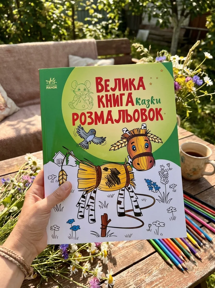 Велика книга розмальовок. Казки — Розмальовки для дітей