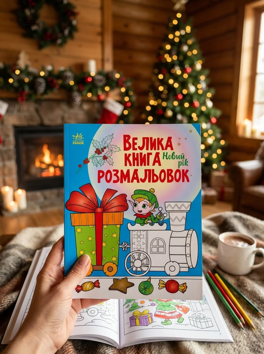 Велика книга розмальовок. Новий рік — фото 2
