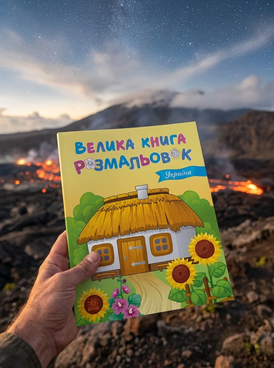 Велика книга розмальовок : Україна — Дитяча література