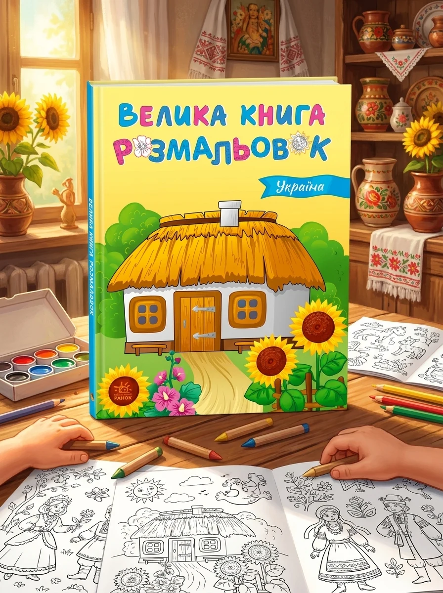 Велика книга розмальовок : Україна — фото 2