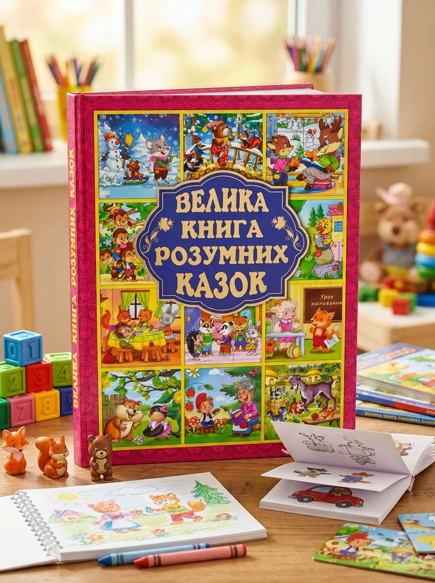 Велика книга розумних казок — Дитячі книги