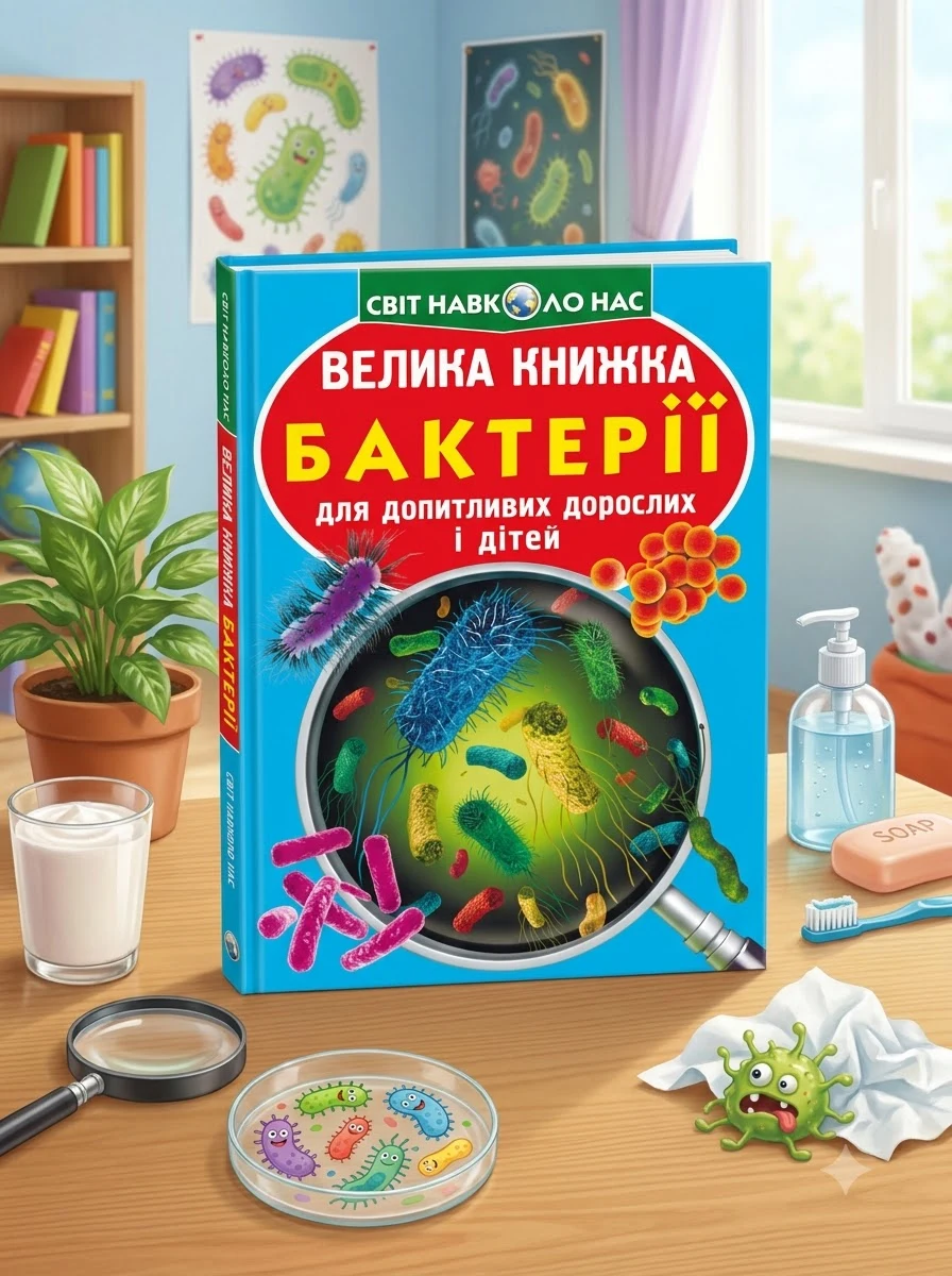 Велика книжка. Бактерії. 6+ — Книги