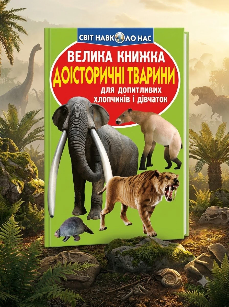 Велика книжка. Доісторичні тварини