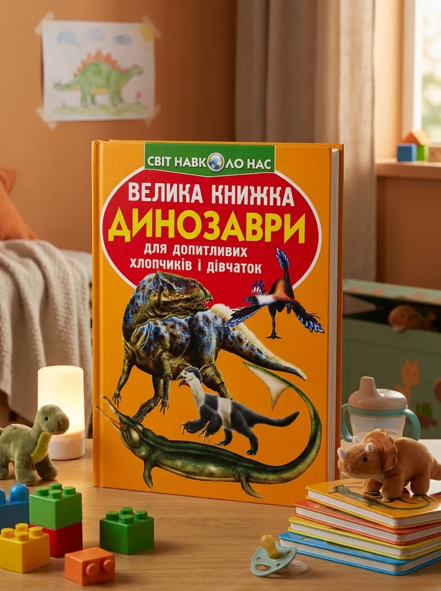 Велика книжка. Динозаври — Дитяча література