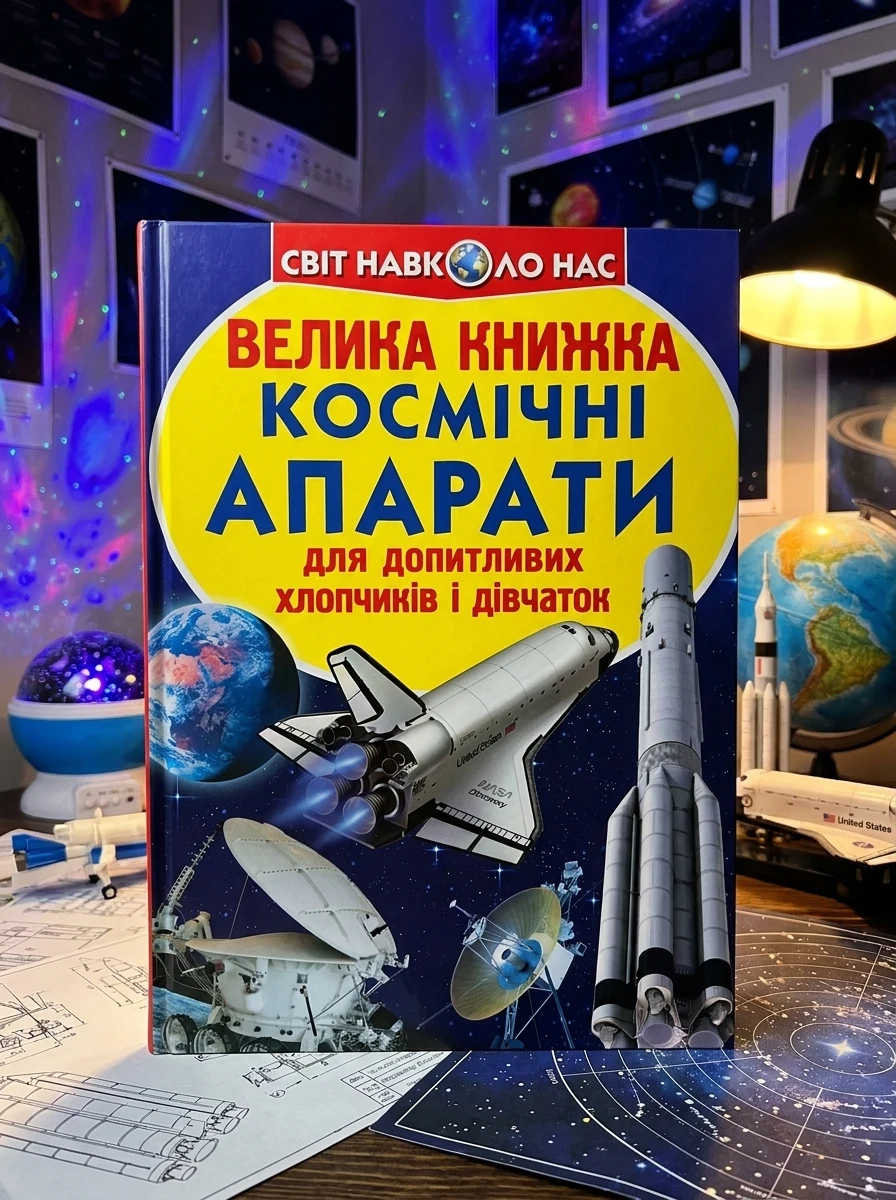 Велика книжка. Космічні апарати — Олег Завʼязкін, обкладинка