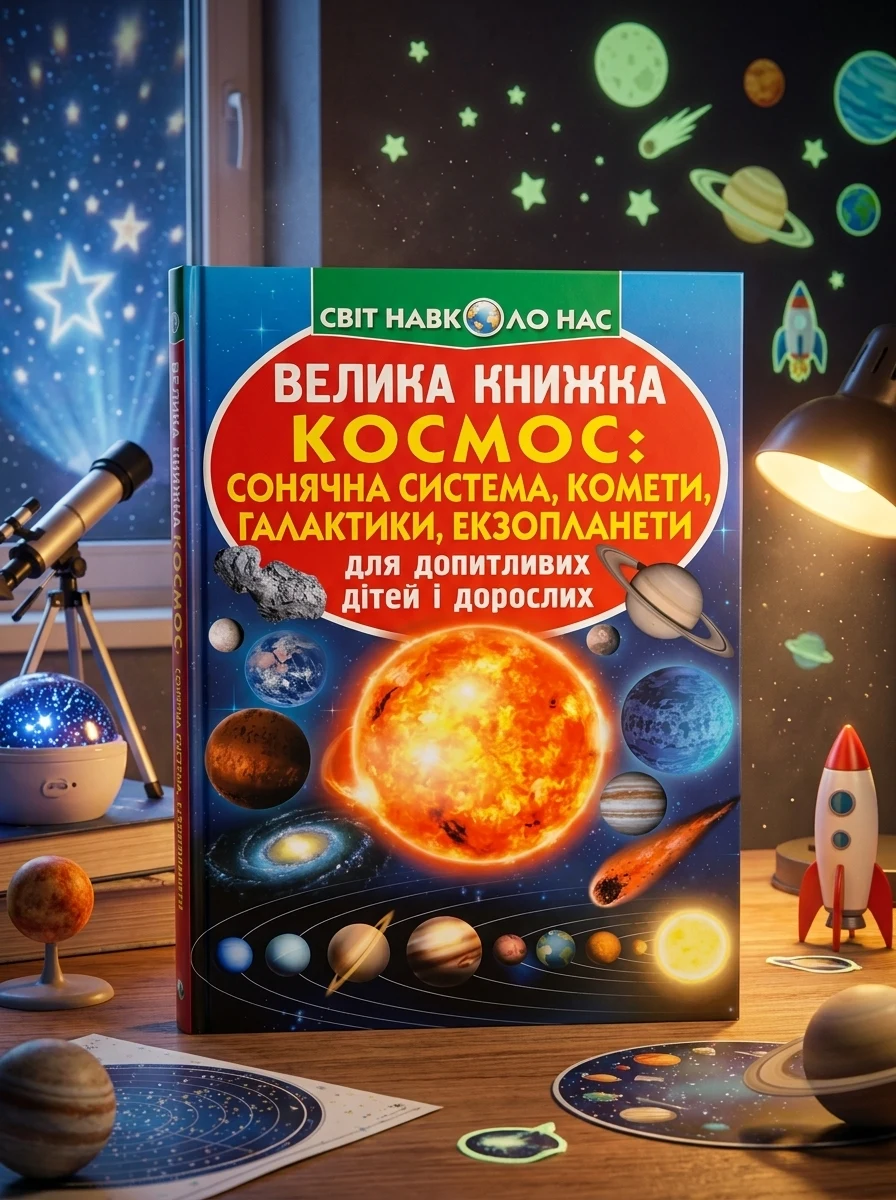 Велика книжка. Космос: сонячна система, комети, галактики, екзопланети — фото 2