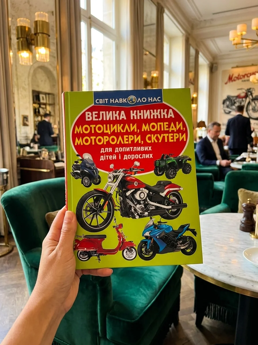 Велика книжка. Мотоцикли, мопеди, моторолери, скутери — Наука та психологія