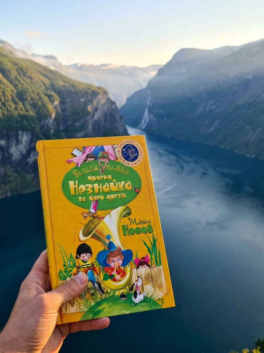 Велика книжка пригод Незнайка та його друзів. Книжка 1 і 2 — Носов М., обкладинка