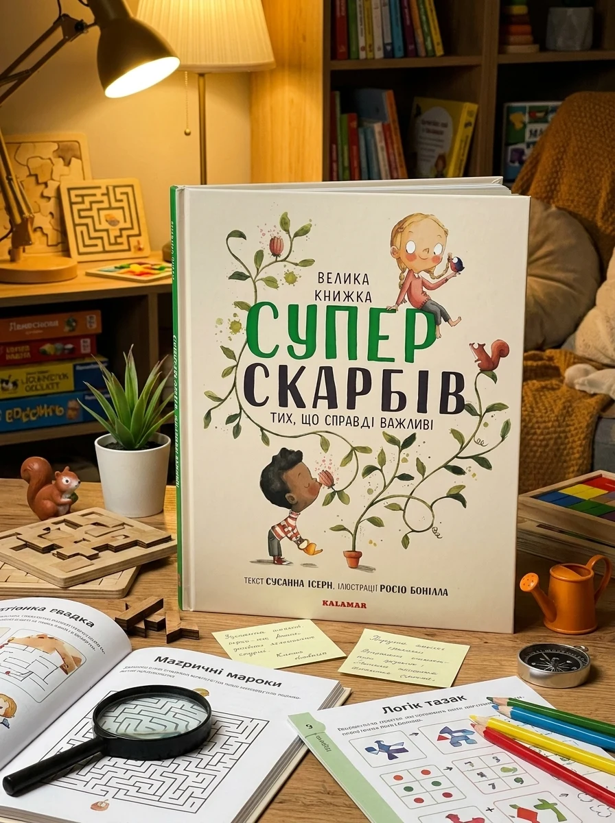 Велика книжка Суперскарбів — Дитяча література
