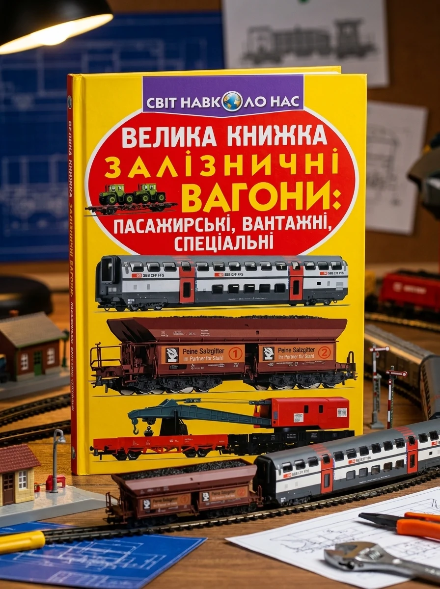 Велика книжка. Залізничні вагони: пасажирські, вантажні, спеціальні, Олег Зав'язкін