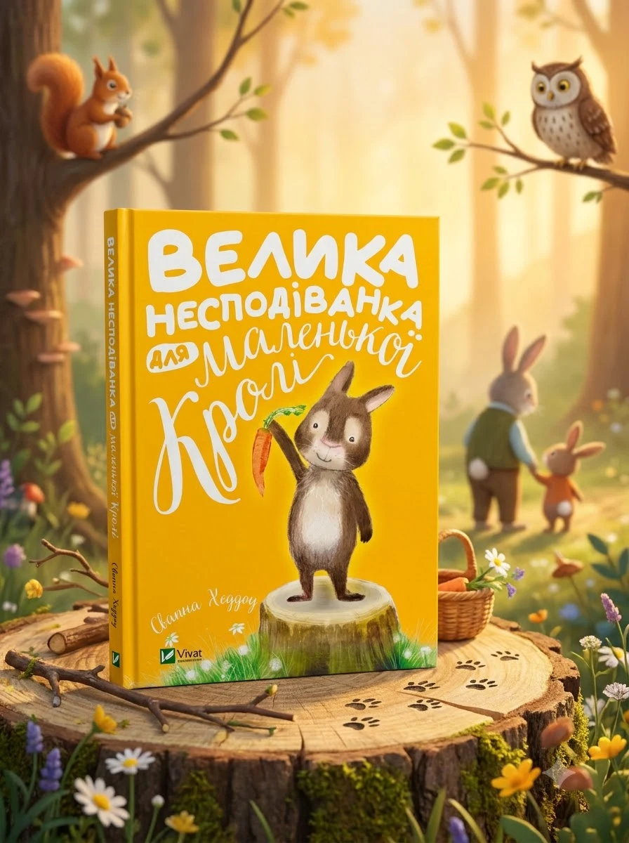 Велика несподіванка для маленької Кролі — Дитячі книги