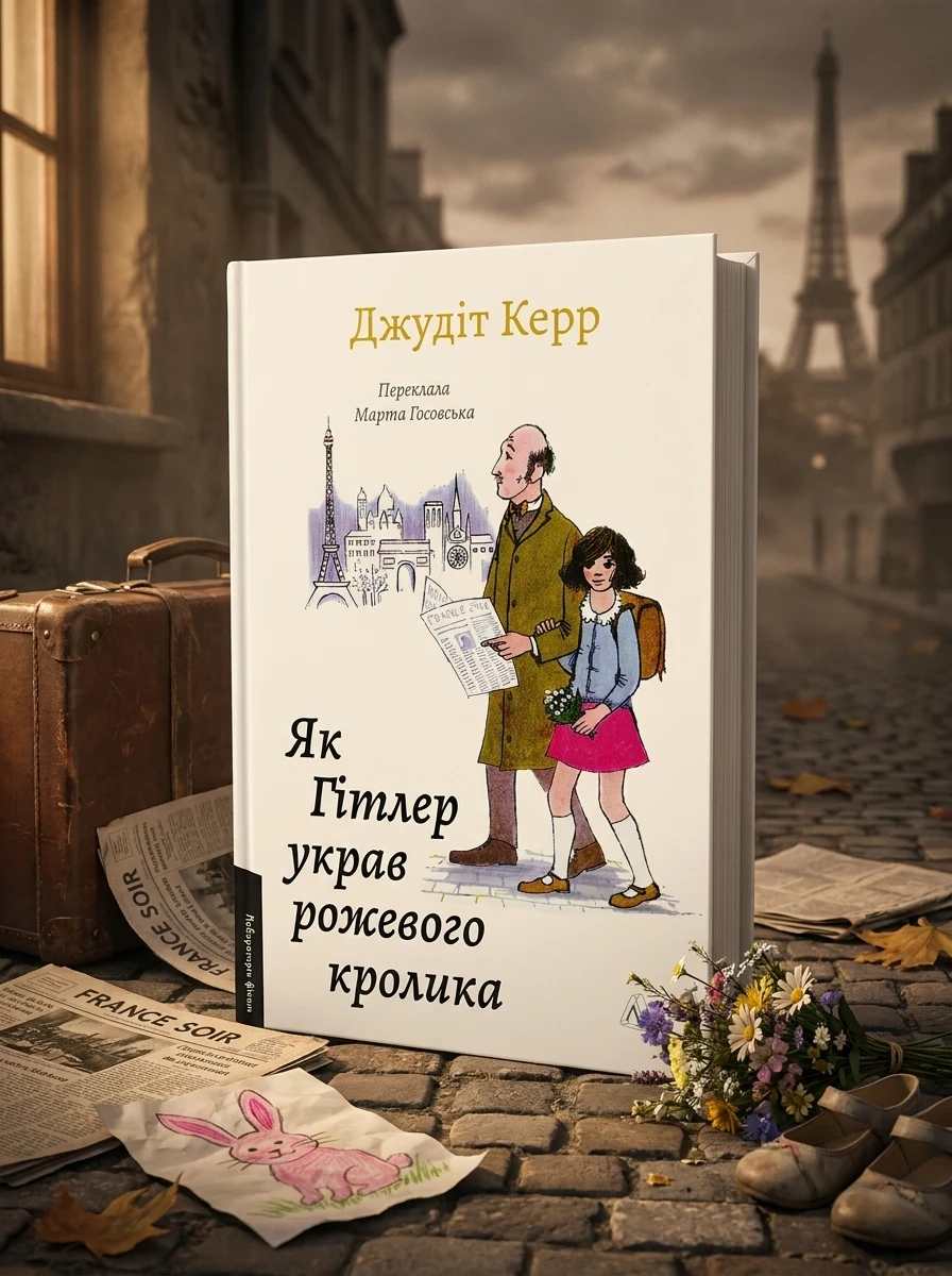 Велика війна та маленька дівчинка. Як Гітлер украв рожевого кролика. Книга 1 — Дитяча література